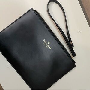 Kate Spade Black Wristlet Pouch